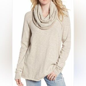 Free People FP Beach Women's Cocoon Cowl Neck Top Size M Based on Measurements